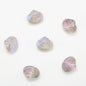 Electroplated Spiral Shell Glass Beads 14mm Iridescent Colors 30pcs 15