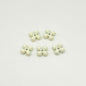 Four Leaf Clover Metal Beads 7.5mm Baking Painted Alloy Spacer 50pcs 10
