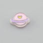 Transparent Bear Flower Acrylic Beads Playful Pastel Enamel 20pcs 10