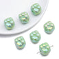 Glossy Fist Acrylic Beads 16mm Pastel Iridescent 16pcs 13