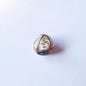 Ancient Fragrant Stained Painted Glass Beads 8mm Vintage 50pcs 7