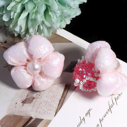 Bubble Flower Acrylic Beads 32mm Sugar Style 5pcs 11