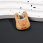 Painted Handbag Acrylic Beads 25mm Cartoon Pattern Bright Colors 10pcs 8