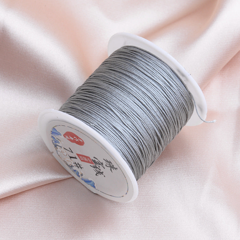 Nylon Thread Solid Color Glossy Finish 0.4mm 60m Spool 32