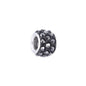 Rhinestone Spacer Clay Beads 7x11mm Chunky Large Hole 100pcs 27