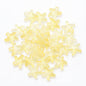 Electroplated Starfish Glass Beads 13-14mm Transparent 30pcs 27