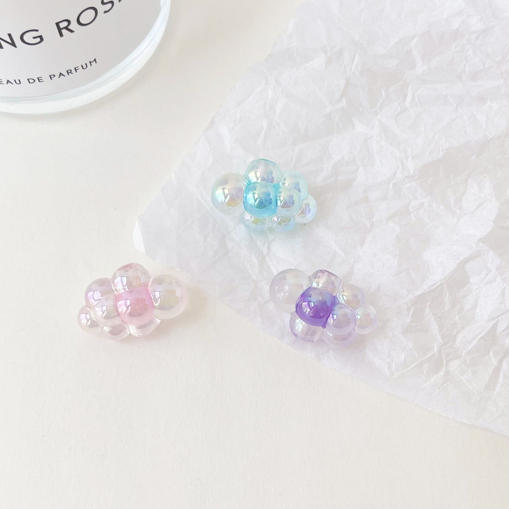 Glow In The Dark Cloud Acrylic Beads 14mm Two-Color Plating 100pcs 3