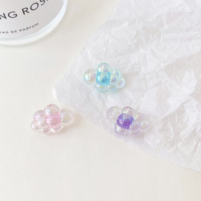 Glow In The Dark Cloud Acrylic Beads 14mm Two-Color Plating 100pcs 3