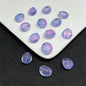 Small Turtle Glass Beads 10x12mm Transparent Assorted Colors 100pcs 8