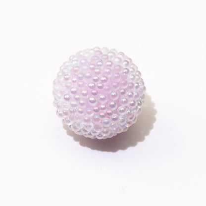 Opaque Bubblegum Beads 15-19mm Macaron Textured Raised Dots 10pcs 8