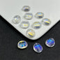 Small Turtle Glass Beads 10x12mm Transparent Assorted Colors 100pcs 6