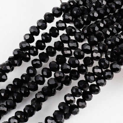 Transparent Faceted Glass Beads 10mm Colorful Mixed 136pcs 12