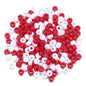 Festival Theme Pony Beads 9mm Acrylic Assorted Colors 200pcs 8