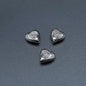 Heart Metal Beads 9mm Vintage Spiral Pattern Antique Silver Tone 200pcs 5