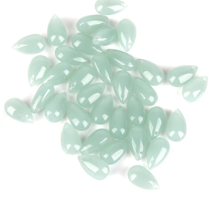 Czech Glass Beads Teardrop 8x14mm Smooth Polished 10pcs 22