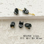 Chair and Jigsaw Metal Beads Painted Colorful Glossy 20pcs 21