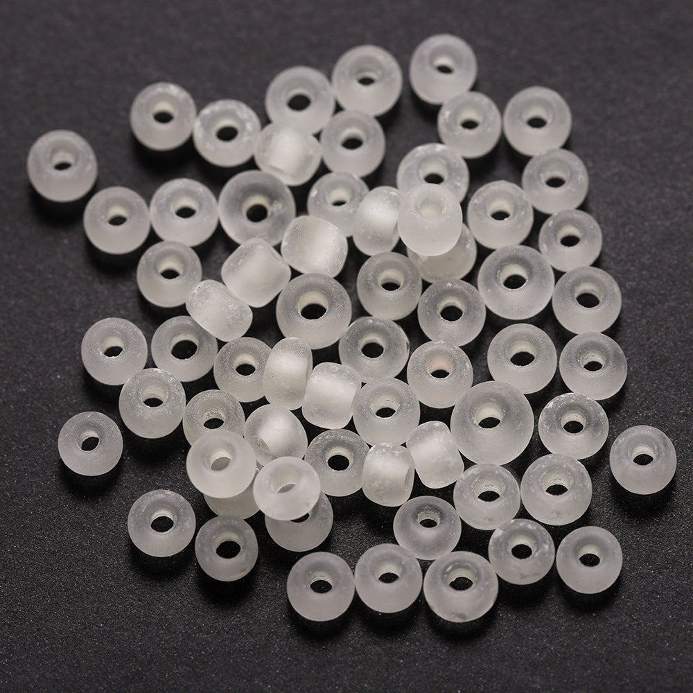 Glow In The Dark Seed Glass Beads 3mm Multicolor Stripes 1800pcs 45