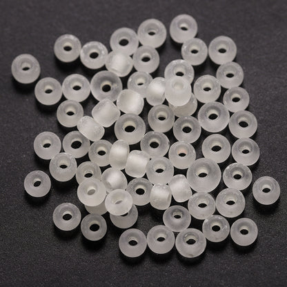 Glow In The Dark Seed Glass Beads 3mm Multicolor Stripes 1800pcs 45