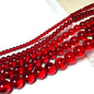 Colored Transparent Round Glass Beads 12mm Assorted Colors 31pcs 9