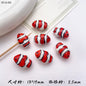 Hand Painted Fish Ceramic Beads 13x19mm Glazed Clownfish 1pc 12