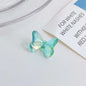 Transparent Faceted Butterfly Acrylic Beads 24mm Two-Color UV Gradient 100pcs 9