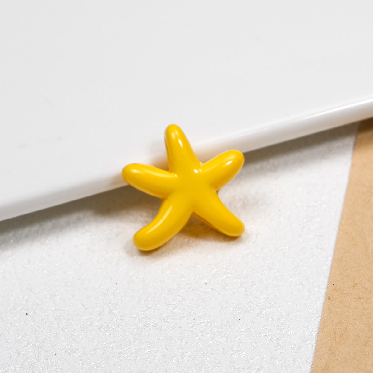 Irregular Starfish Acrylic Beads 21mm Glossy Mixed Colors 50pcs 19