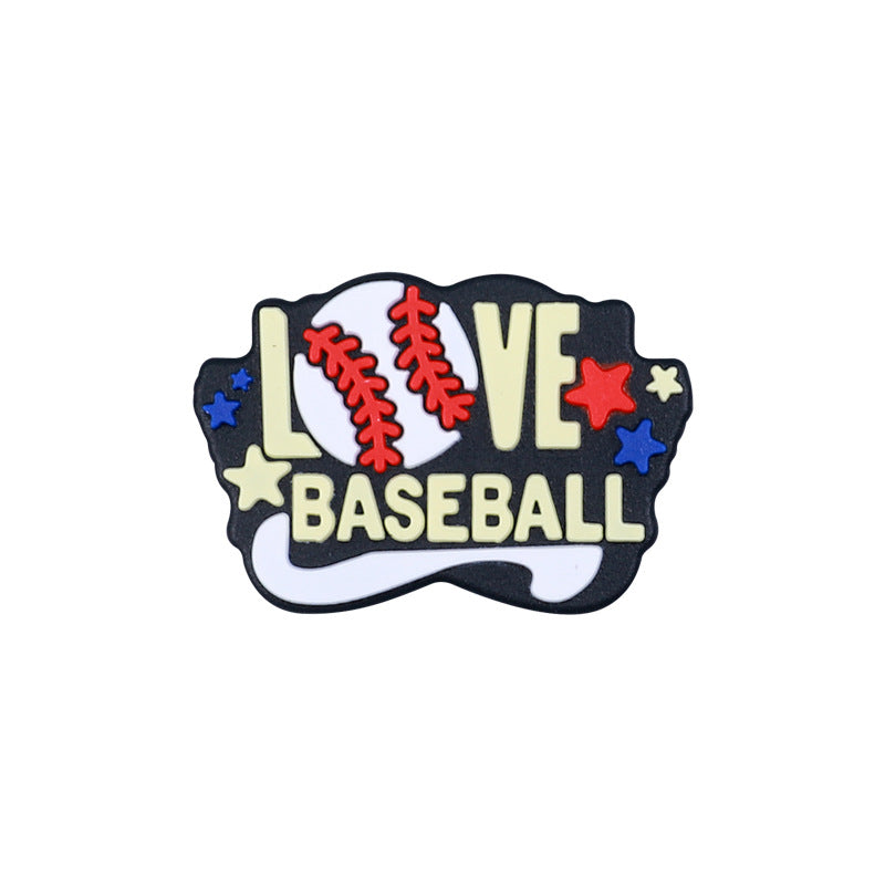 Silicone Focal Beads LA Baseball Cap Holding Ball 20pcs 10