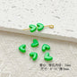 Chair and Jigsaw Metal Beads Painted Colorful Glossy 20pcs 27
