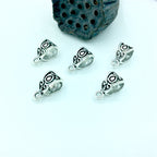 Alloy Bead-Hanger Spacer Beads Vintage Tibetan Style 100pcs
