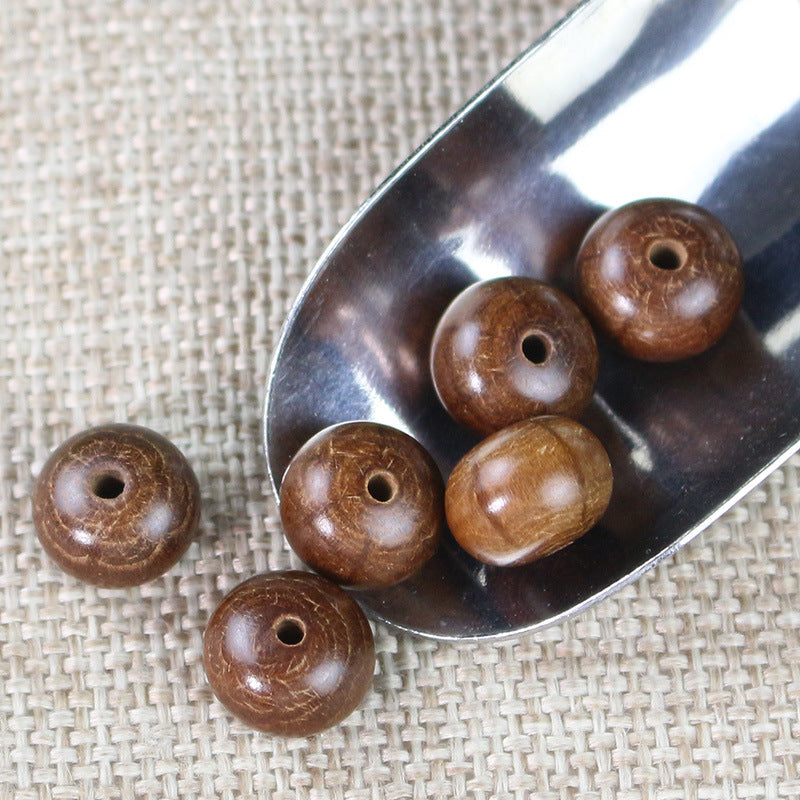Wood Rondelle Spacer Beads 8x11mm Polished Abelia Wood 100pcs 3