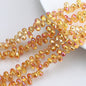 Crystal Teardrop Czech Glass Beads 6 9mm Iridescent Colors 100pcs 11