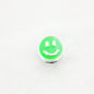 Smiling Face Enamel CCB Plastic Beads 10x8mm Colorful Mixed 50pcs 6
