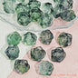 Camellia Glass Beads 19mm Clear Translucent Mixed Colors 50pcs 12