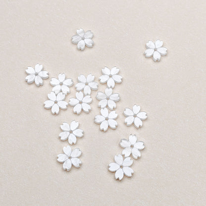 Cherry Blossom Acrylic Beads 10mm Translucent Colorful 30pcs 4