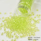 Clear Peanut Shaped Acrylic Beads 4x6.5mm Candy Series 200pcs 10