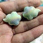 UV Plating Cloud Acrylic Beads 20mm 28mm Colorful Pastel 100pcs 8