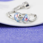 Glass Cartoon Pattern Spacer Beads 14mm 10pcs 4