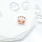 Brass Cubic Zirconia Spacer Beads 9/11mm Crystal-Studded 10pcs 5