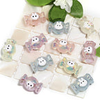 Glow In The Dark Bunny Candy Acrylic Beads 16x26mm Iridescent Plated 25pcs 4