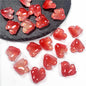 Czech Glass Beads Peony Petal 19mm Translucent Lavender Heart 50pcs 10