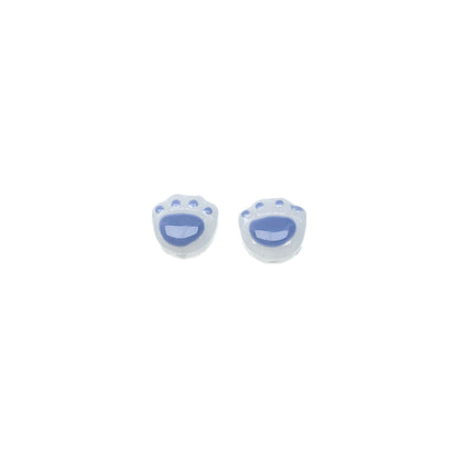 Lampwork Glass Beads Cat Claw 12mm Glossy White Paws 20pcs 4