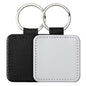 Sublimation Blank Keychain White Metal Ring Multiple Shapes 18