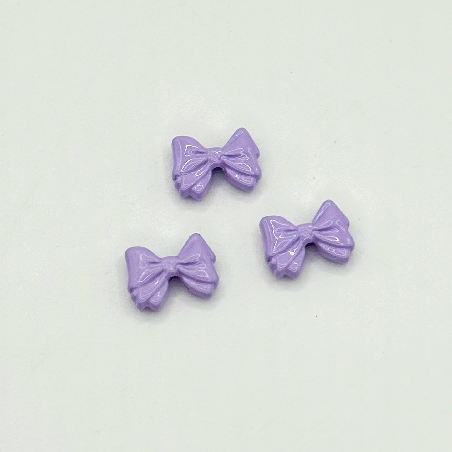 Bow Metal Beads 12mm Glossy Baking Painted Alloy 20pcs 11
