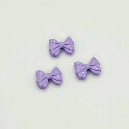 Bow Metal Beads 12mm Glossy Baking Painted Alloy 20pcs 11