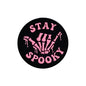 Silicone Focal Beads Ghost Finger Stay Spooky Lettering 20pcs 7