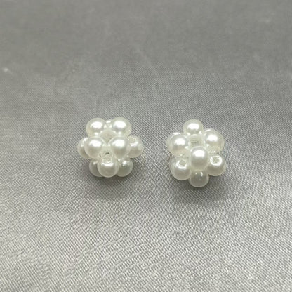 Imitation Pearl Geometry Acrylic Beads 8-15mm ABS Plastic 30pcs 8