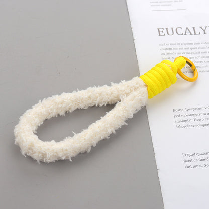 Plush Phone Charm Candy Color Soft Polyester Loop 2pcs 16cm 12