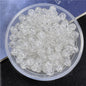 Crackle Flower Glass Beads 8mm Soft Purple Blue Gradient 3 Strands 17