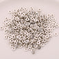Plating Spacer Acrylic Beads 6mm CCB Plastic Metallic Mixed 200pcs 9