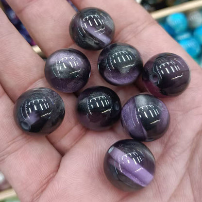 Vintage Gradient Resin Beads 10/12/16mm Swirling Galaxy Colors 20pcs 12